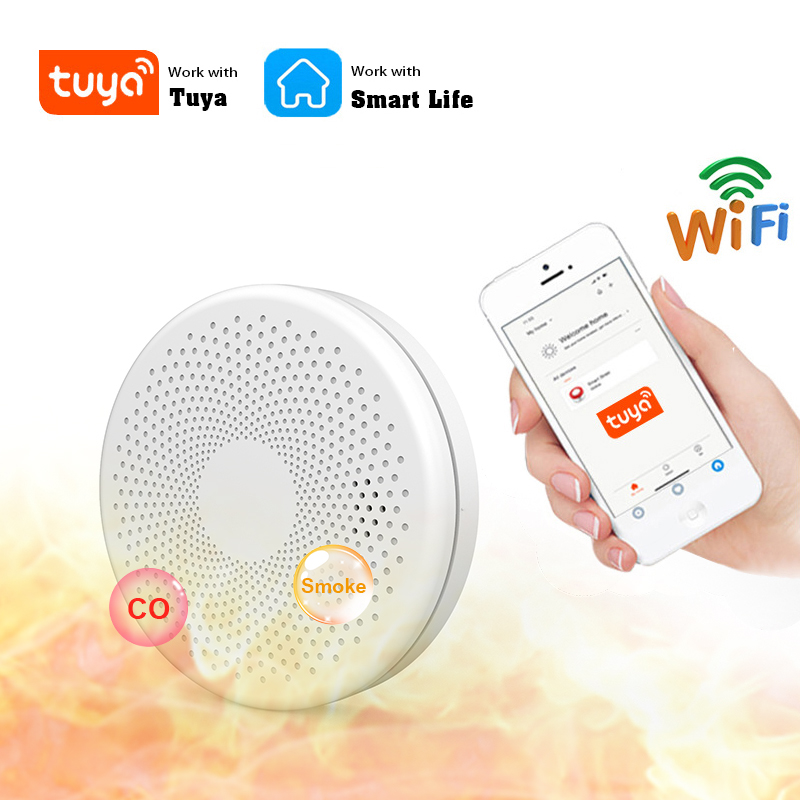 2 in 1 Version WiFi Tuya Smart – Smoke Detector Interconnected Bewertung und Preis