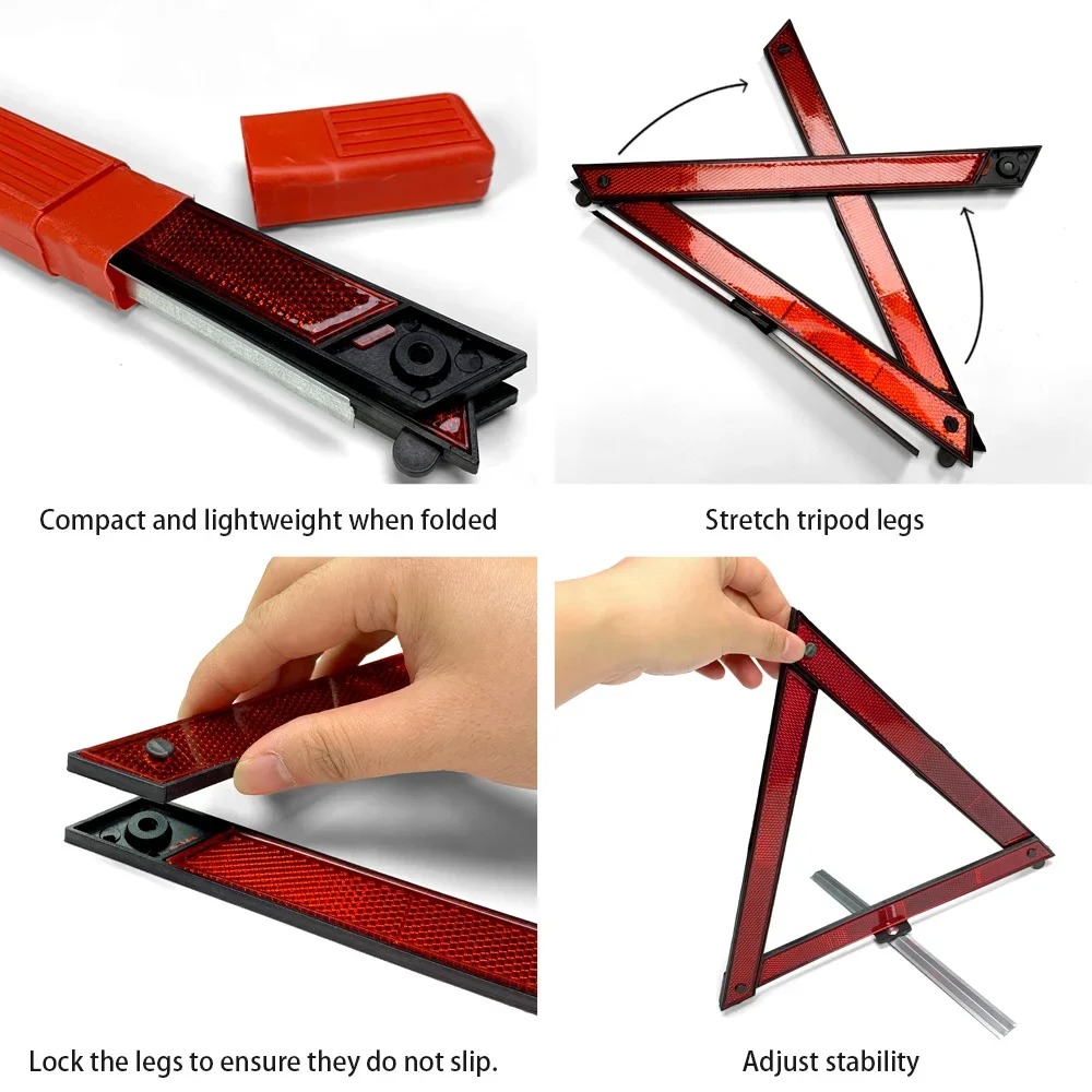 Car Tripod Folded Stop Sign Re – Emergency Exit Sign Bewertung und Preis