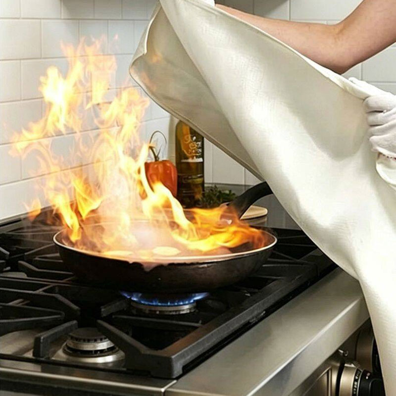 Fiberglass Flame Retardant Sup – Fire Blanket Kitchen Bewertung und Preis