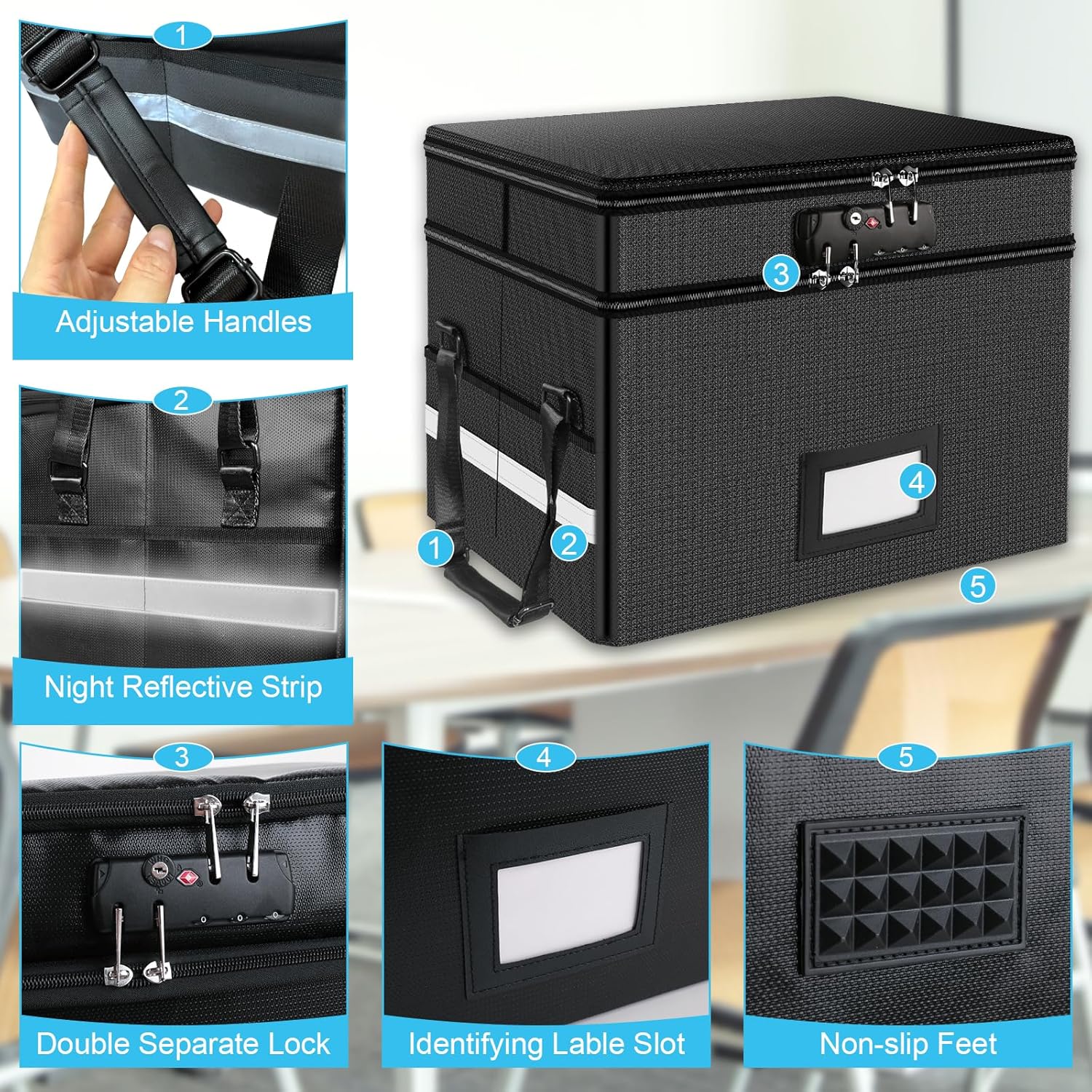Fireproof Document Box with Lo – Fire Safe Document Bewertung und Preis