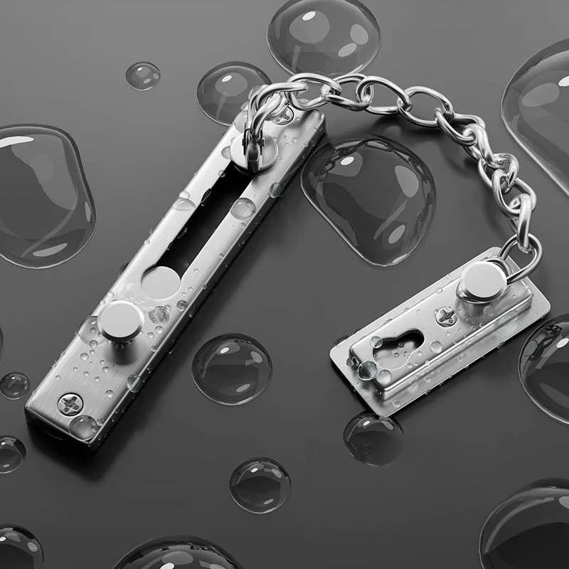 No Drill Stainless Steel Secur – Security Chain Door Bewertung und Preis