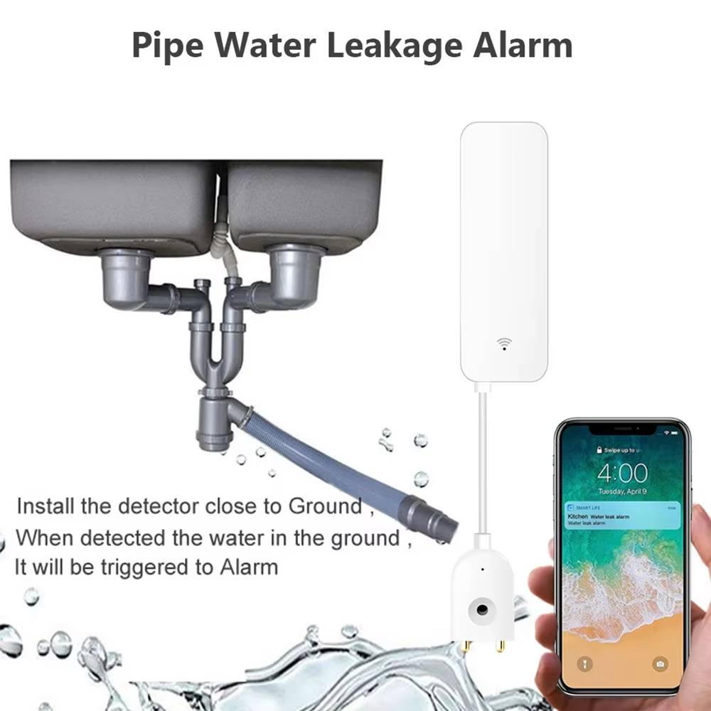 ZigBee WiFi Water Leak Sensor  – Water Alarm Sensor Bewertung und Preis
