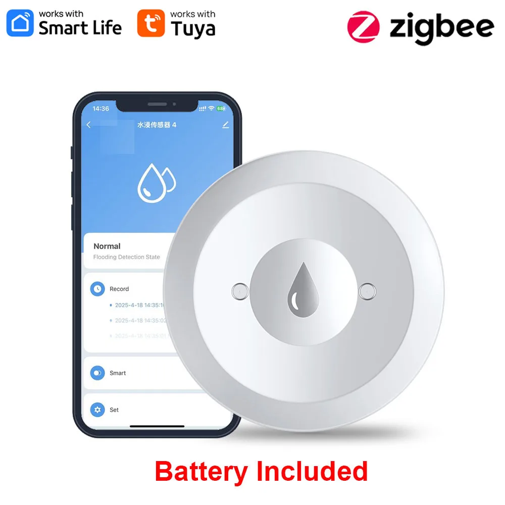 Haozee Tuya Smart ZigBee3.0 Sm – Water Alarm Sensor Bewertung und Preis