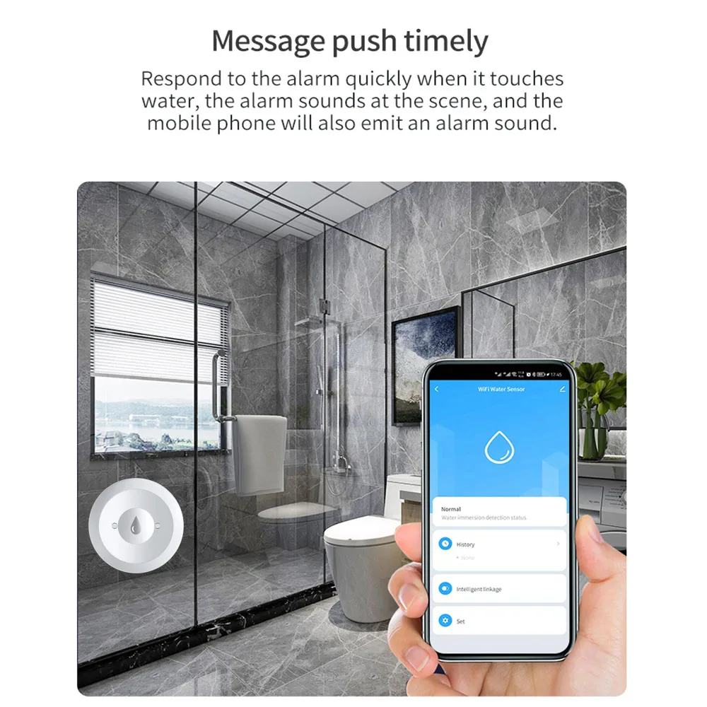 Haozee Tuya Smart ZigBee3.0 Sm – Water Alarm Sensor Bewertung und Preis