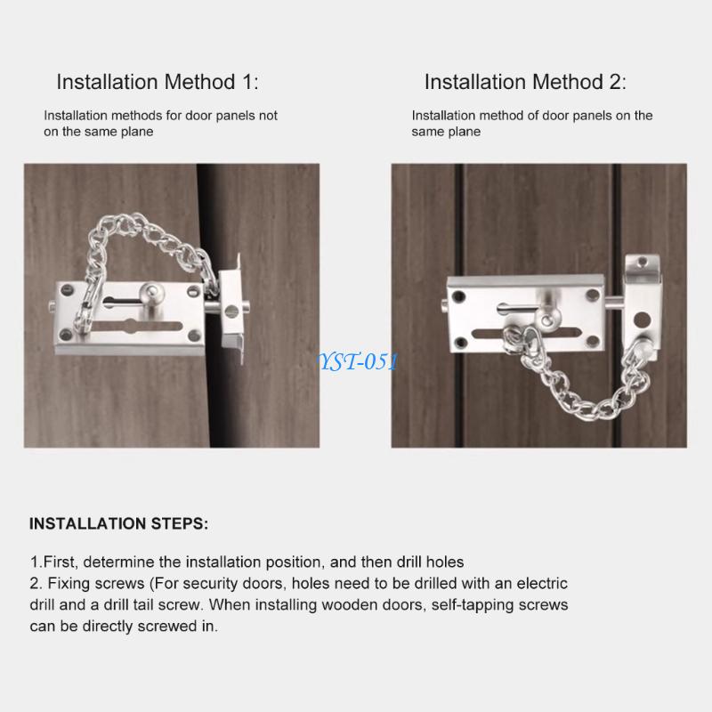 E15A Corrosions Resistant Stee – Security Chain Door Bewertung und Preis