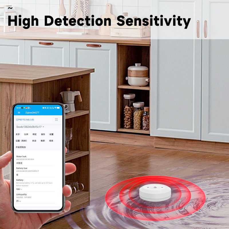 Smart ZigBee3.0 2MQTT Water Le – Water Alarm Sensor Bewertung und Preis