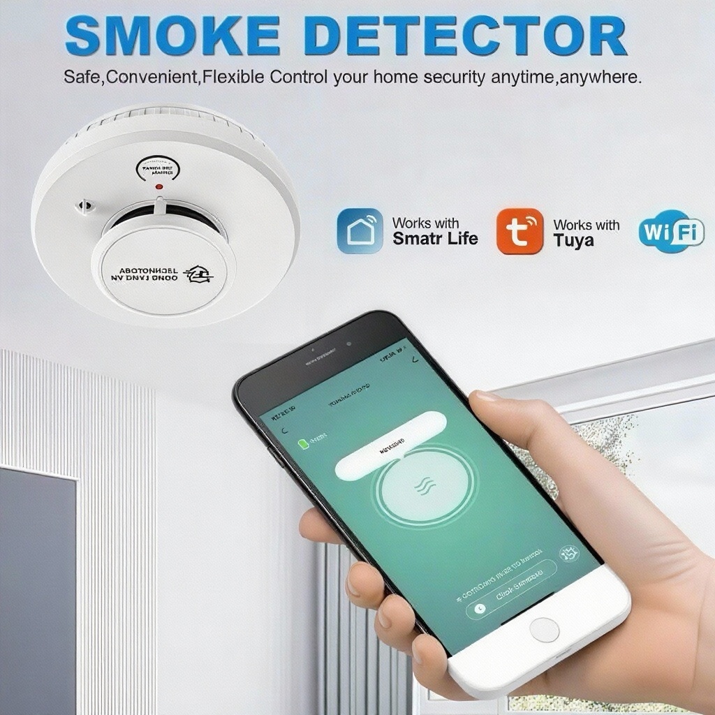 DFA Wifi Smoke Detector 2 in1  – Smoke Detector Interconnected Bewertung und Preis