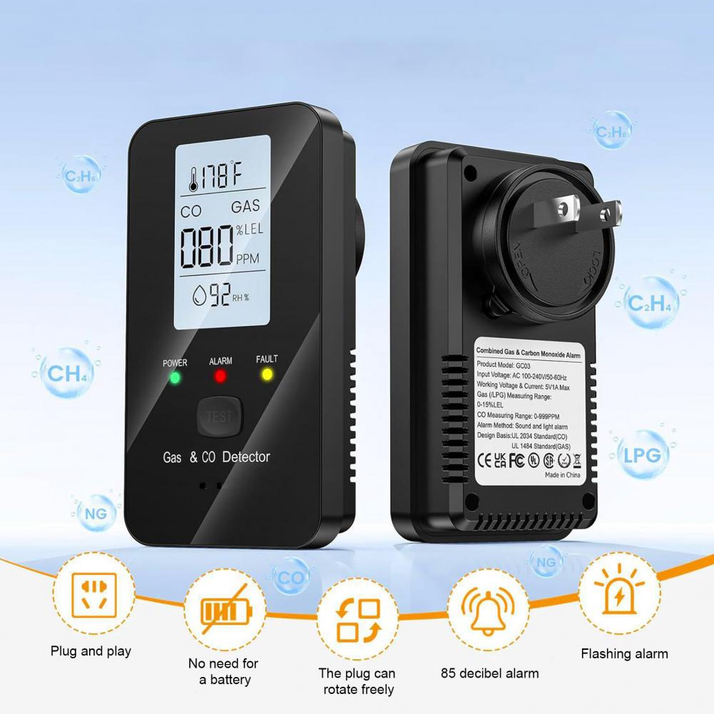 Natural Gas & Carbon Monoxide  – Co Detector Plug Bewertung und Preis