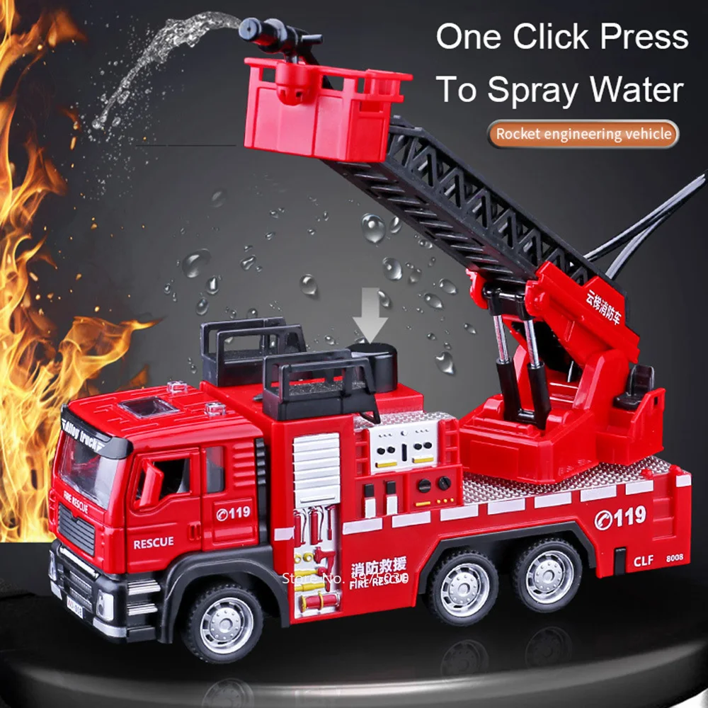 1/32 Fire Engine Car Toy Model – Fire Escape Ladder Bewertung und Preis