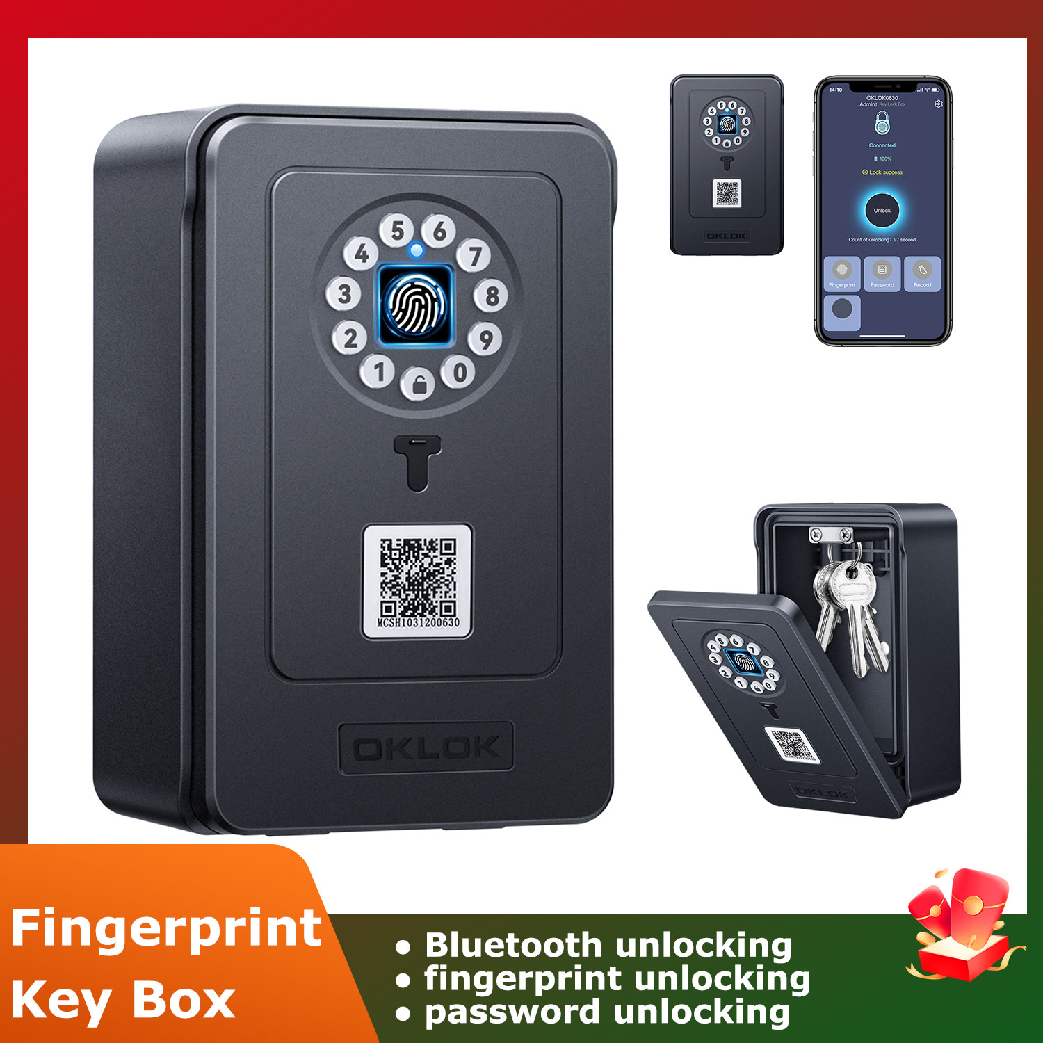 Wireless Smart lock Box Blueto – Lockbox Key Secure Bewertung und Preis