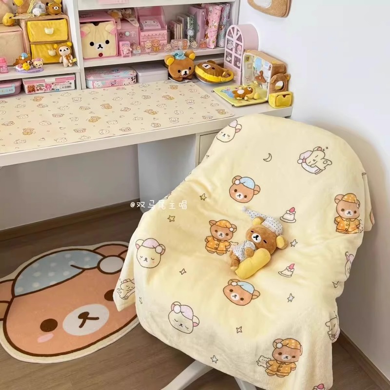 Cartoon Rilakkuma Flannel Thro – Fire Blanket Kitchen Bewertung und Preis