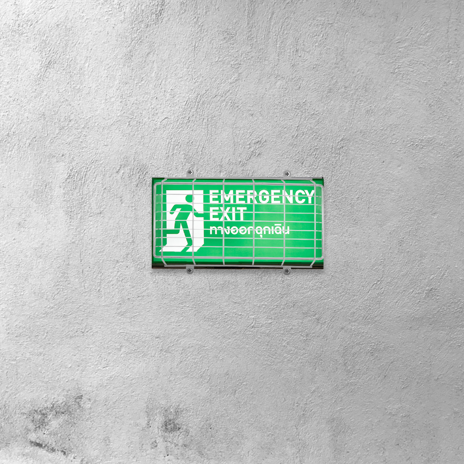 Iron LED Exit Sign Protective  – Emergency Exit Sign Bewertung und Preis