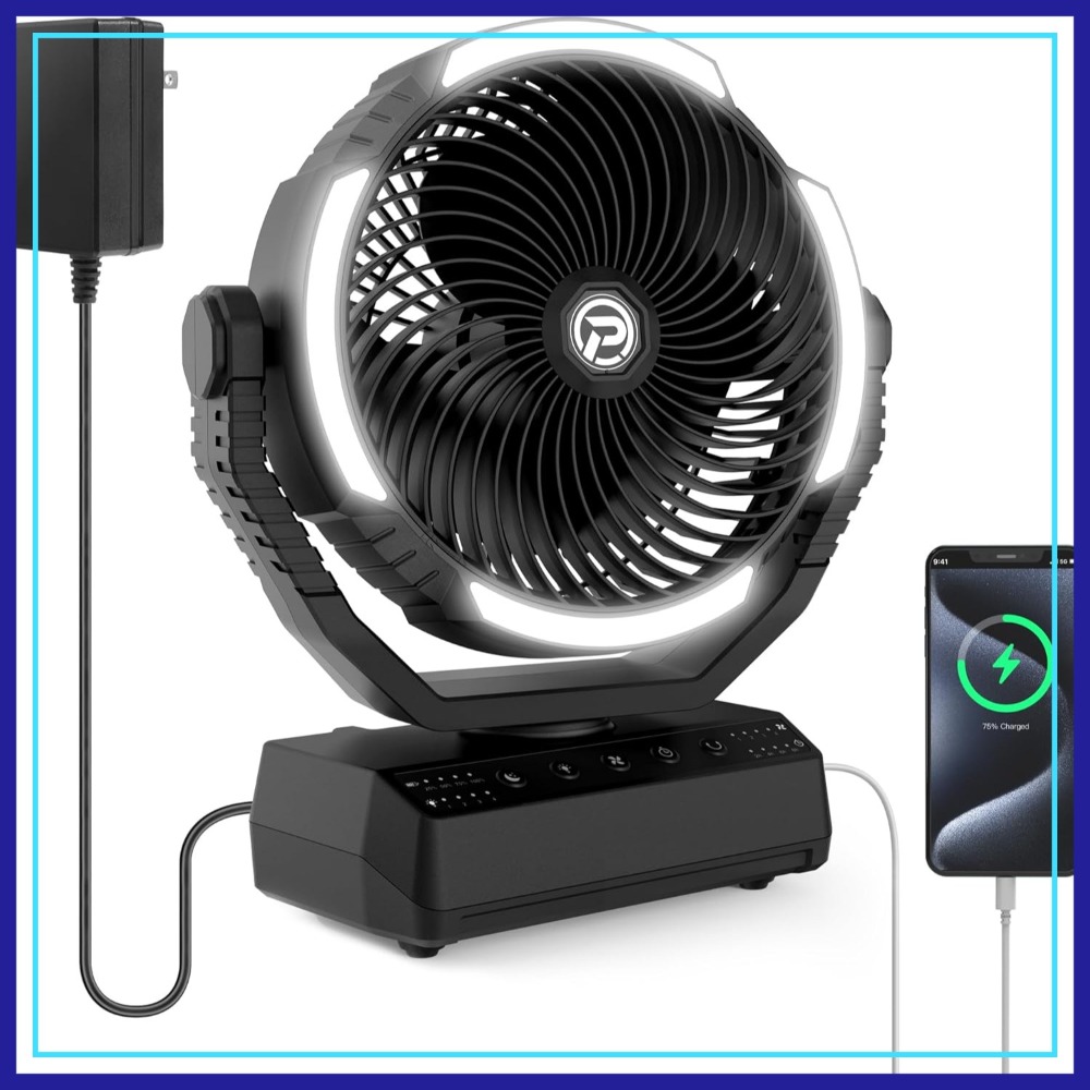 20000mAh Camping Fan with Ligh – Power Outage Light Bewertung und Preis
