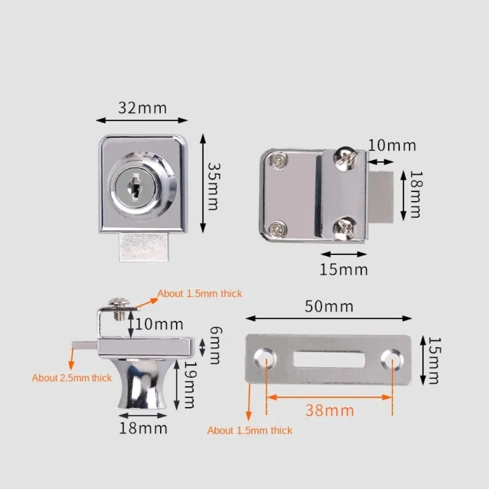 Metal Single Double Swinging G – Medicine Cabinet Lock Bewertung und Preis