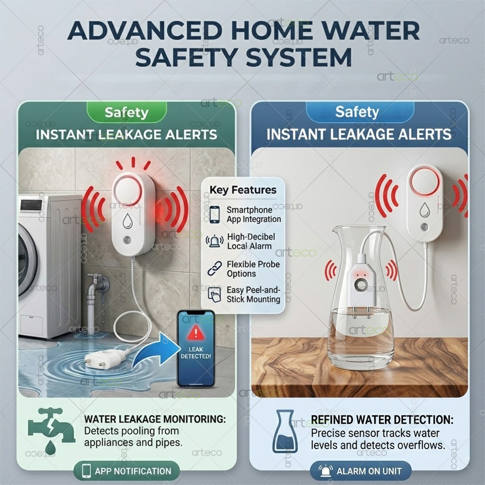 Zigbee Water Leak Detector Sma – Water Alarm Sensor Bewertung und Preis