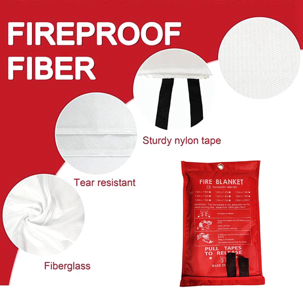 AED2-Emergency Fire Blanket, F – Fire Blanket Kitchen Bewertung und Preis