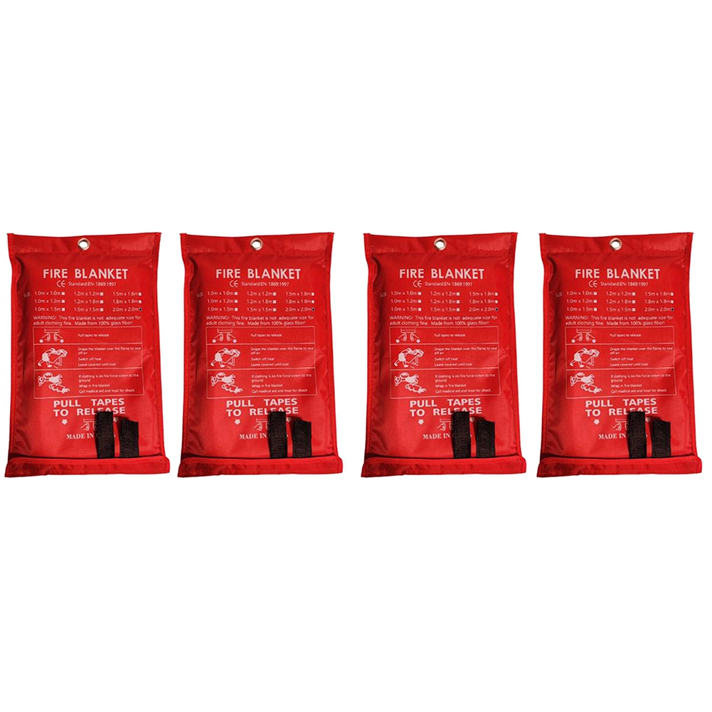 4PCS Emergency Fire Blanket, F – Fire Blanket Kitchen Bewertung und Preis