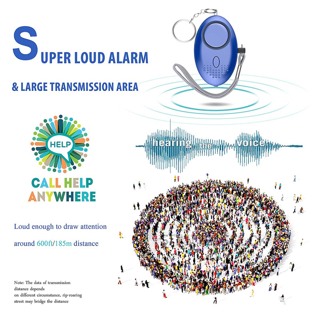 130dB Self Defense Alarm Anti- – Personal Alarm Keychain Bewertung und Preis