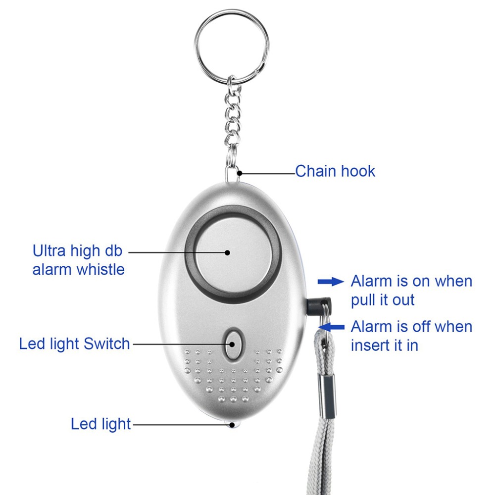 130dB Self Defense Alarm Anti- – Personal Alarm Keychain Bewertung und Preis