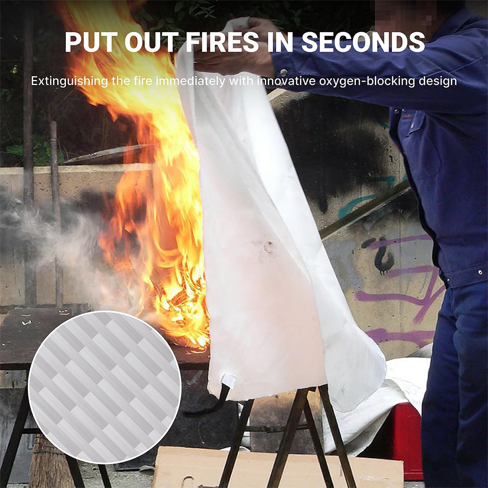 Fire Blanket 1/1.2/2M Easy & Q – Fire Blanket Kitchen Bewertung und Preis