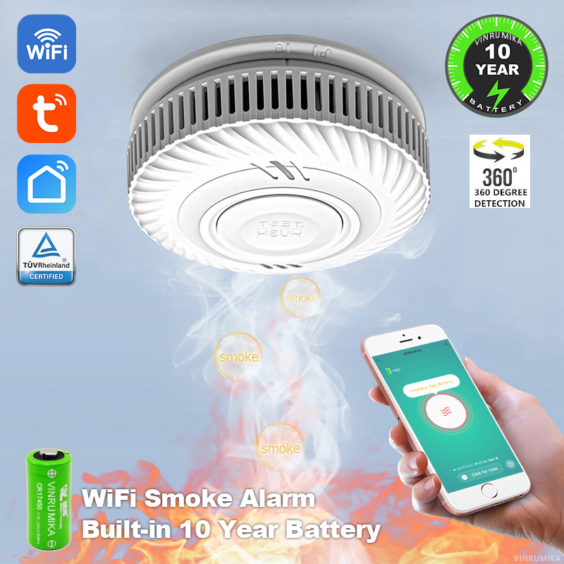 WiFi Tuya Smart Smoke Detector – Smoke Detector Interconnected Bewertung und Preis