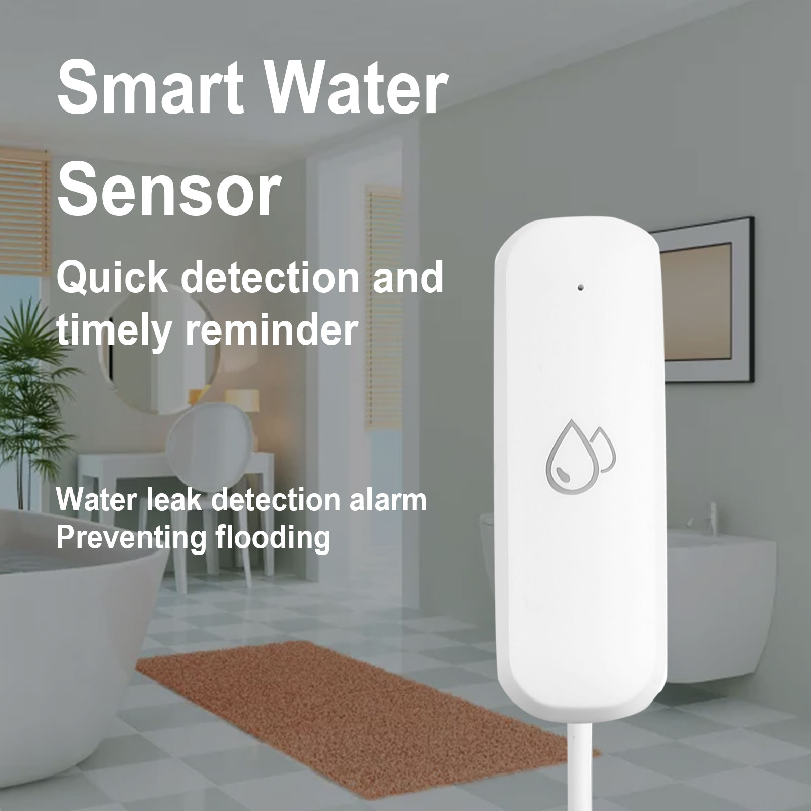Practical Solar Leakage Alarm  – Water Alarm Sensor Bewertung und Preis