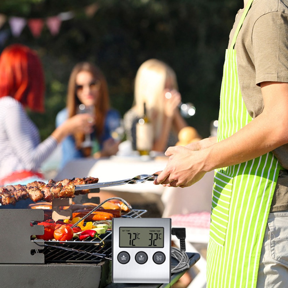 Silver Digital BBQ Meat Thermo – Pool Alarm Float Bewertung und Preis