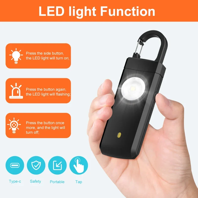Self Defense LED Flashlight US – Personal Alarm Keychain Bewertung und Preis