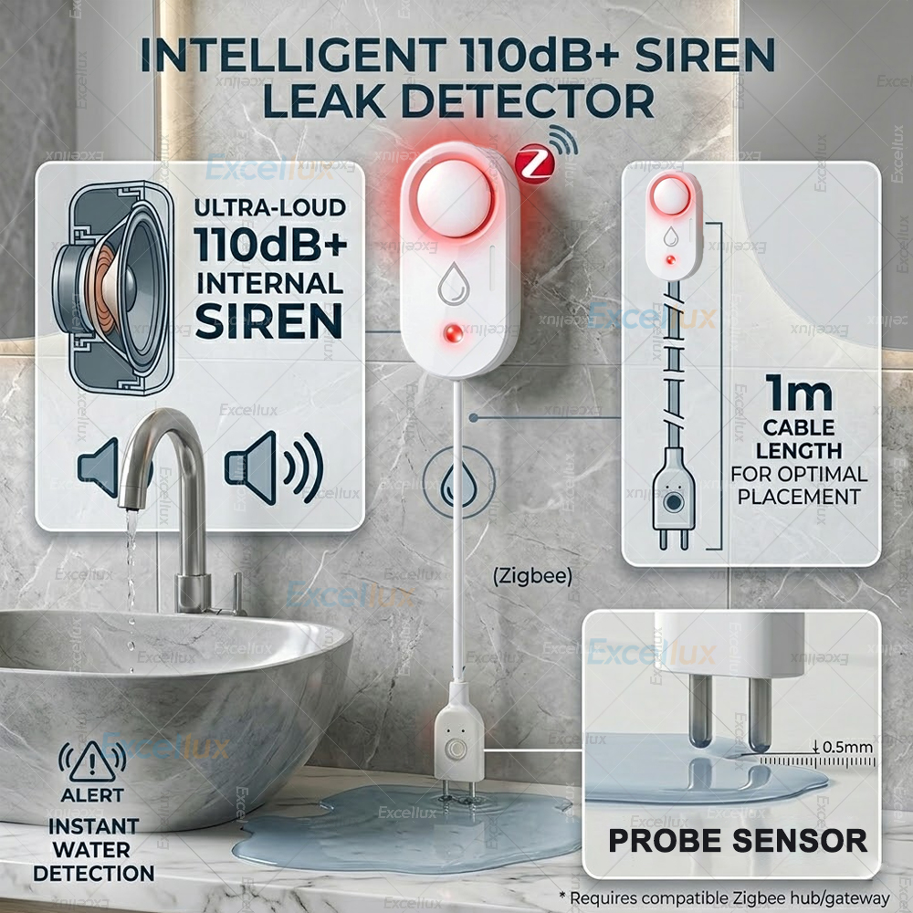Smart Water Leak Sensor ZigBee – Water Alarm Sensor Bewertung und Preis