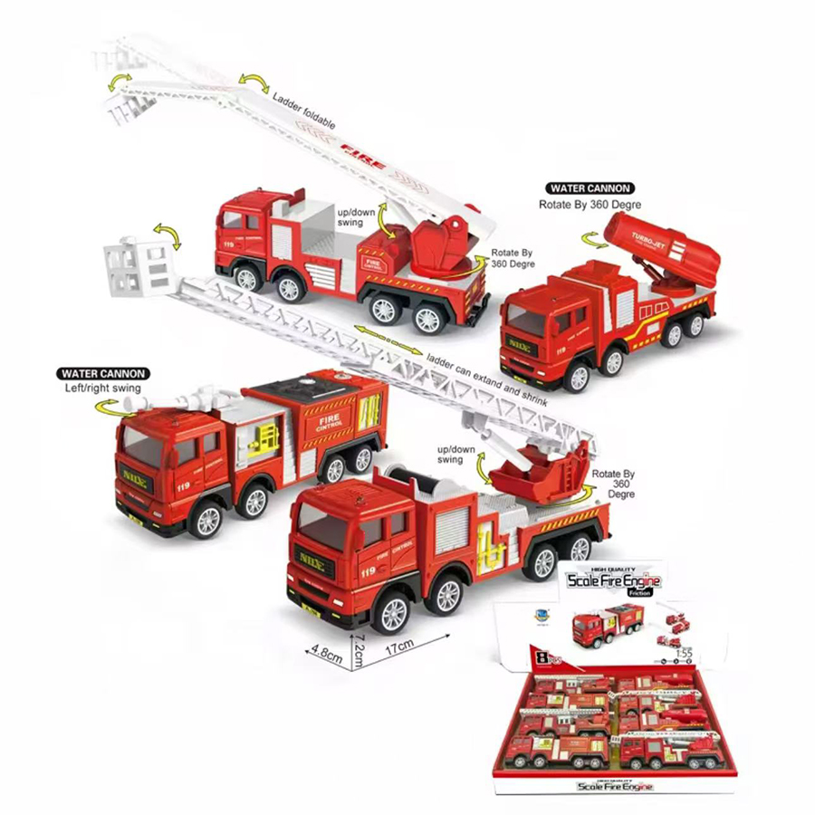 1pc-Alloy Fire Truck 1:32 Simu – Fire Escape Ladder Bewertung und Preis
