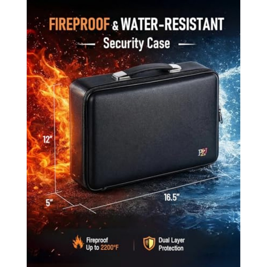 Fireproof Document Box - Hard- – Fire Safe Document Bewertung und Preis