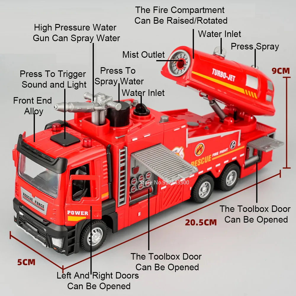 1:32 Scale Water Spray Fire Tr – Fire Escape Ladder Bewertung und Preis