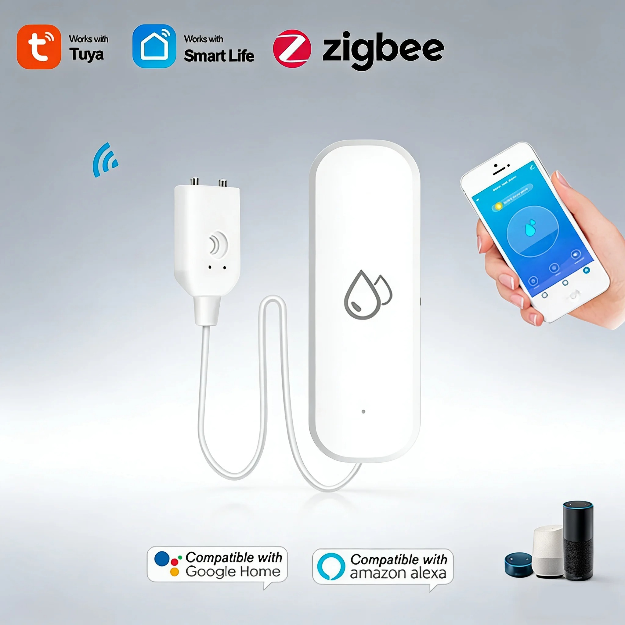 Smart Home Zigbee Water Leak D – Water Alarm Sensor Bewertung und Preis